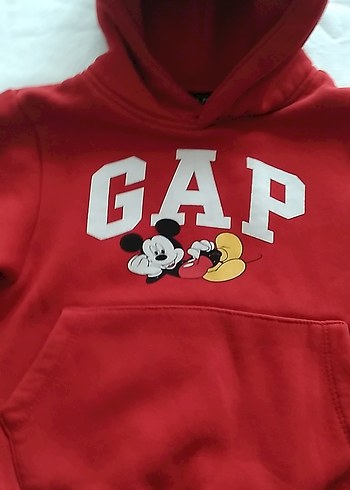 Kırmızı GAP Mickey Baskılı Erkek Sweatshirt - Görsel 2