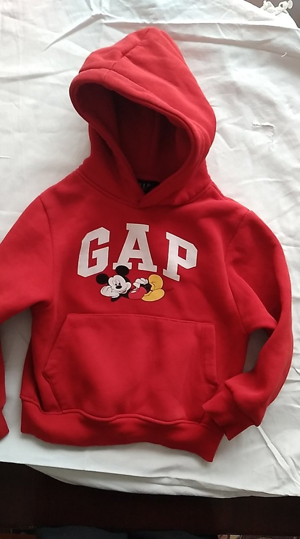 Kırmızı GAP Mickey Baskılı Erkek Sweatshirt - Görsel 5