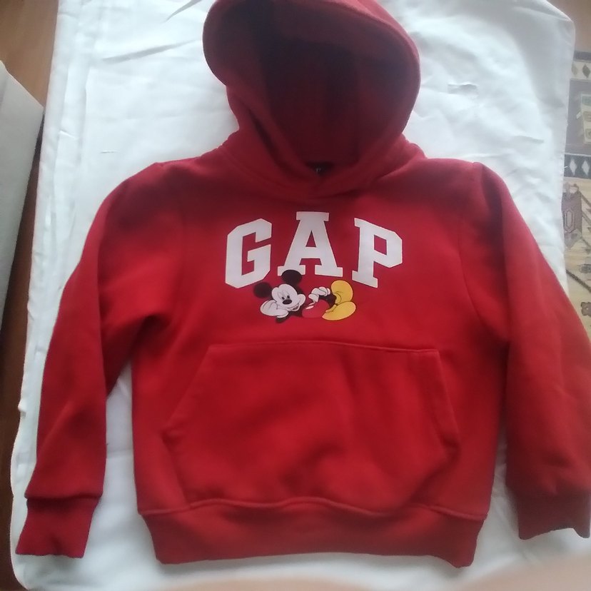 Kırmızı GAP Mickey Baskılı Erkek Sweatshirt - Görsel 4