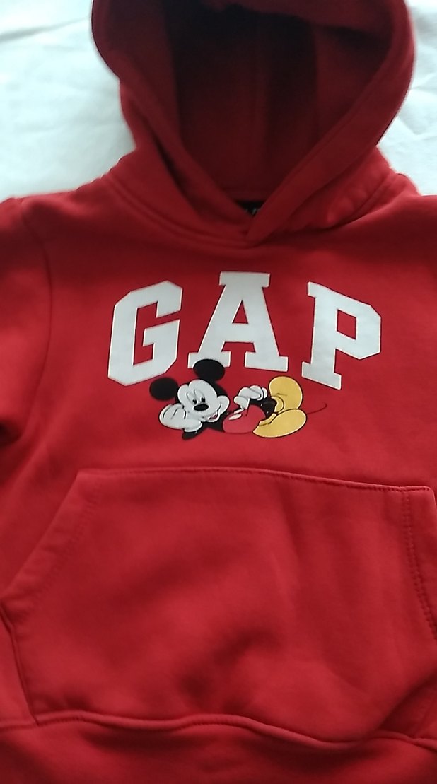 Kırmızı GAP Mickey Baskılı Erkek Sweatshirt - Görsel 2