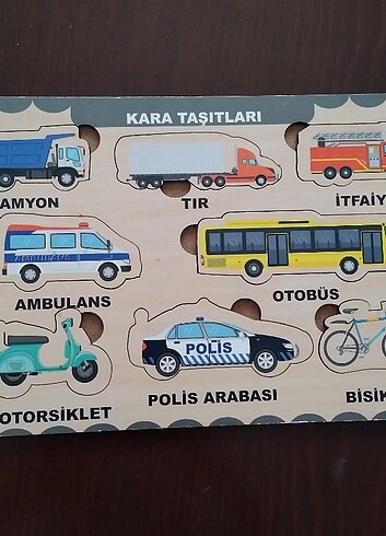  Beden Renk Tahta puzzle 