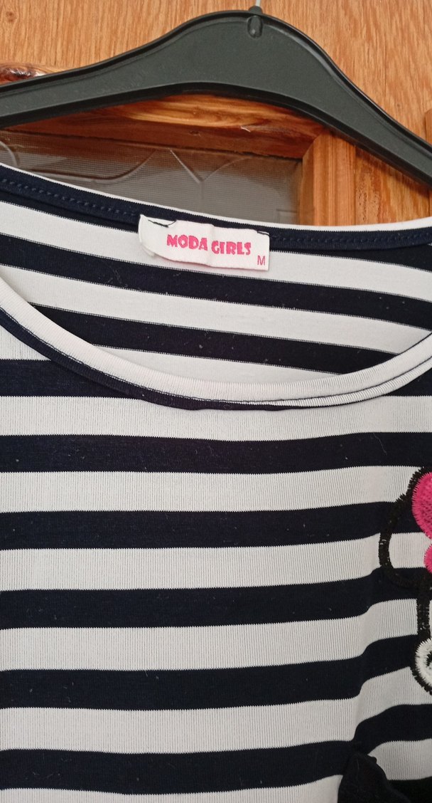 Çizgili Uzun Kollu Hamile Tunik - Görsel 3