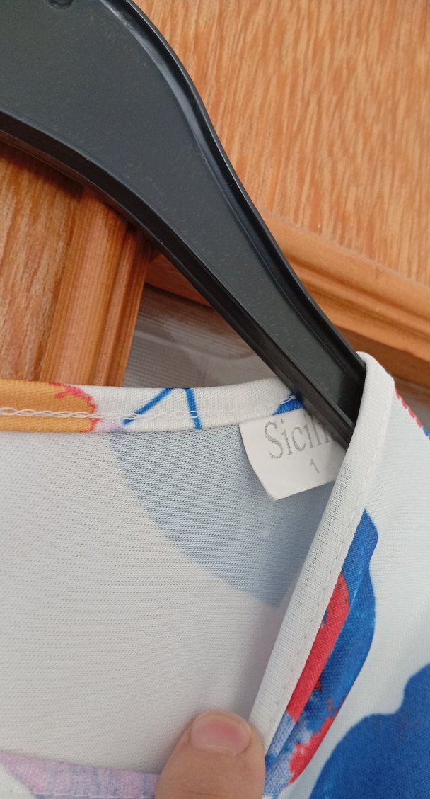 Renkli Pilili Uzun Kollu Bohem Elbise - Görsel 3