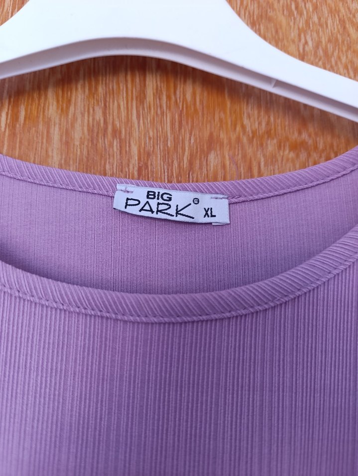 Rahat Kesim, Kısa Kollu Mor Hamile Elbisesi - Görsel 2