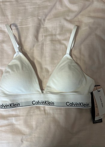 Calvin Klein Beyaz Sütyen - Görsel 2