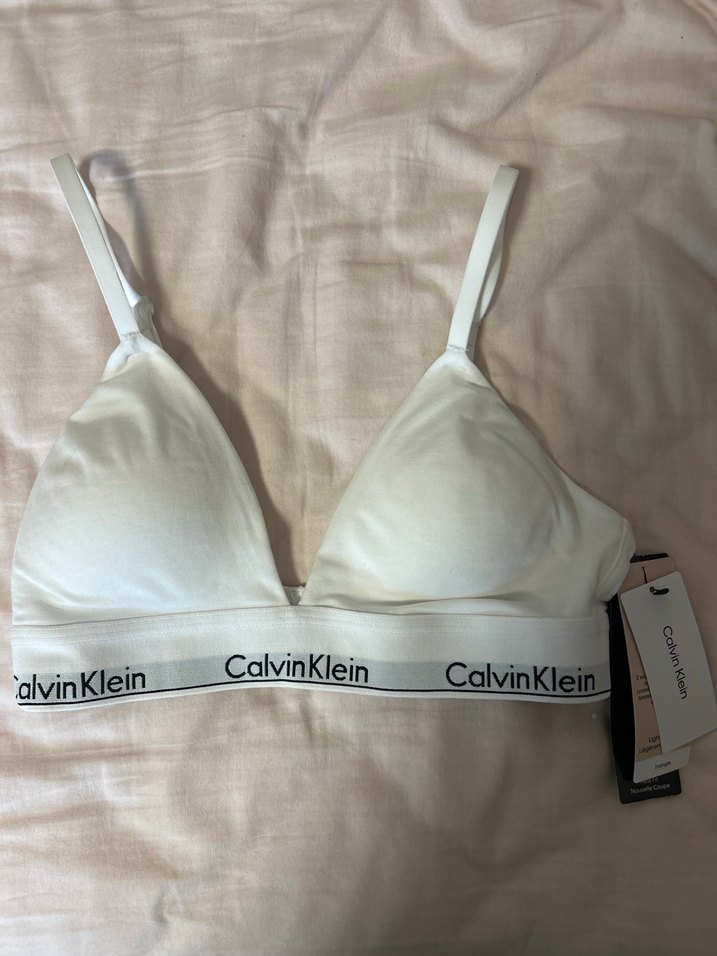 Calvin Klein Beyaz Sütyen - Görsel 2