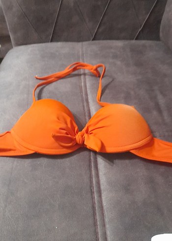 Defacto Sarı Fiyonk Detaylı Kadın Bikini Üstü