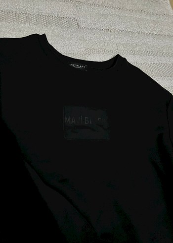 Mavi Jeans Siyah, Uzun Kollu, Salaş Sweatshirt