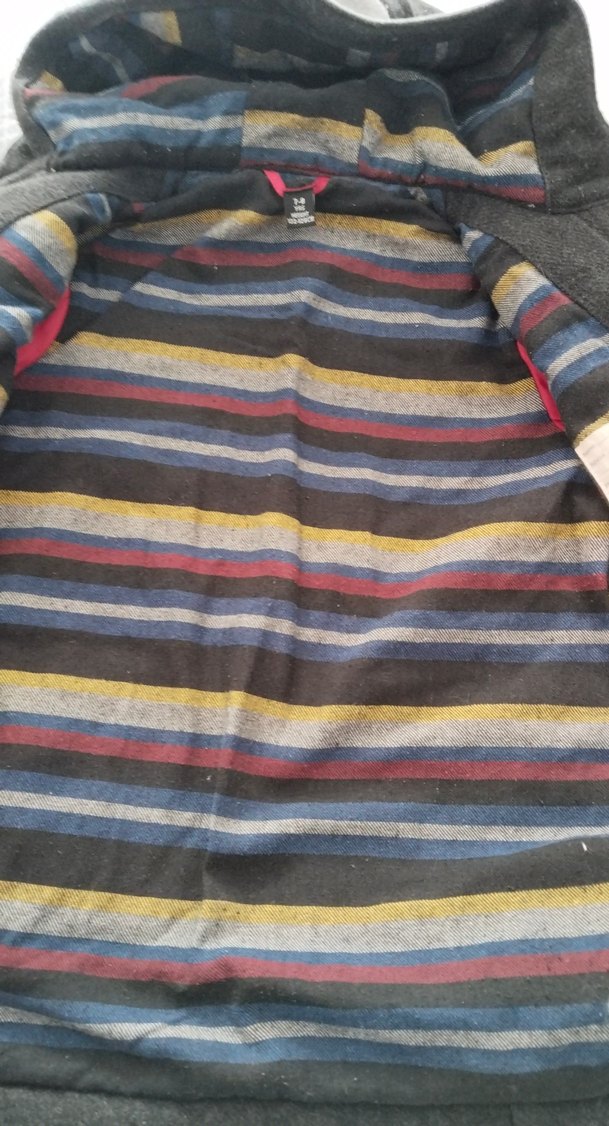 Gri Erkek Çocuk Düğmeli Ceket - Görsel 4