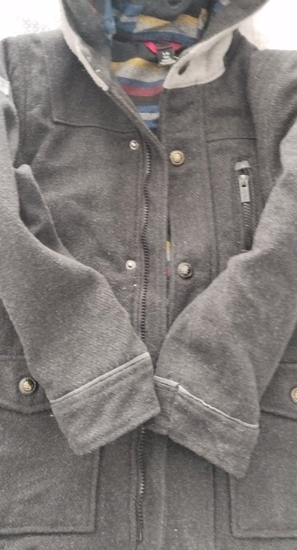 Gri Erkek Çocuk Düğmeli Ceket - Görsel 2