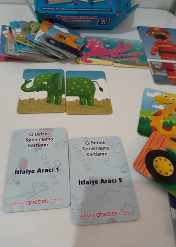 Renkli Kavram Gelişim Kartları - 40 Parça - Görsel 3