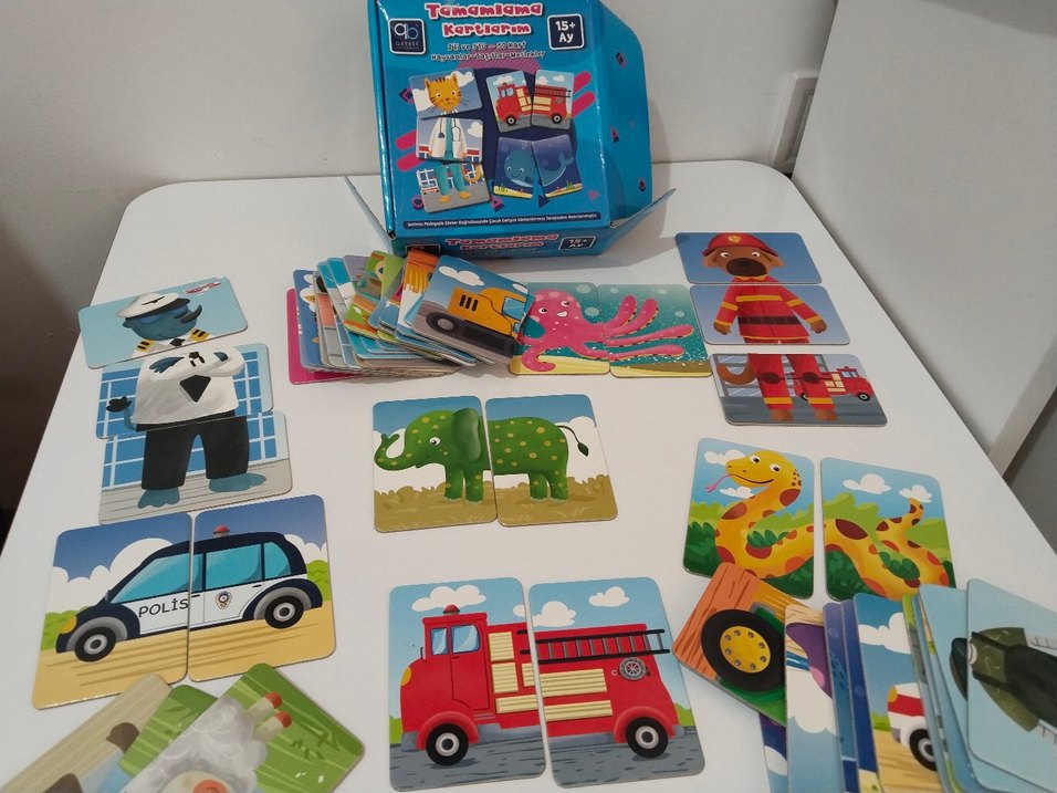 Renkli Kavram Gelişim Kartları - 40 Parça - Görsel 2