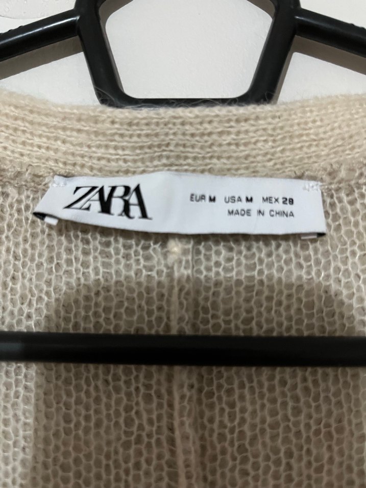 Bej Triko Kadın Hırka Uzun Kollu - Görsel 4