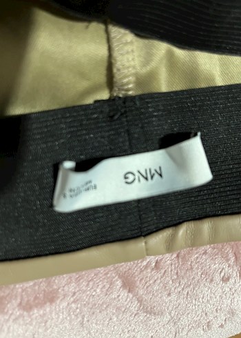 kahve Kadın Dar Kesim deri Pantolon - Görsel 2