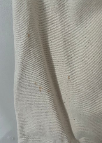 ZARA Düğmeli bej jean Kadın Ceket - Görsel 6