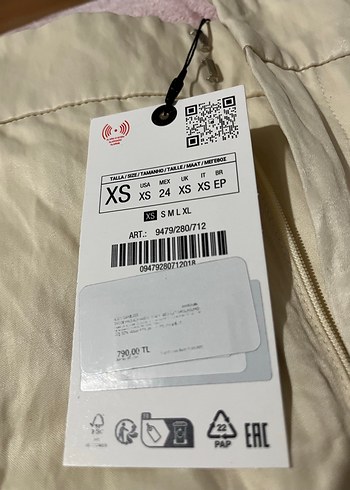 Zara Beyaz Keten Midi Pantolon - Görsel 2