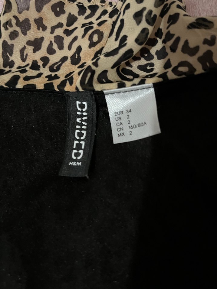 Leopar Desenli Uzun Kollu Midi Kadın Elbise - Görsel 3