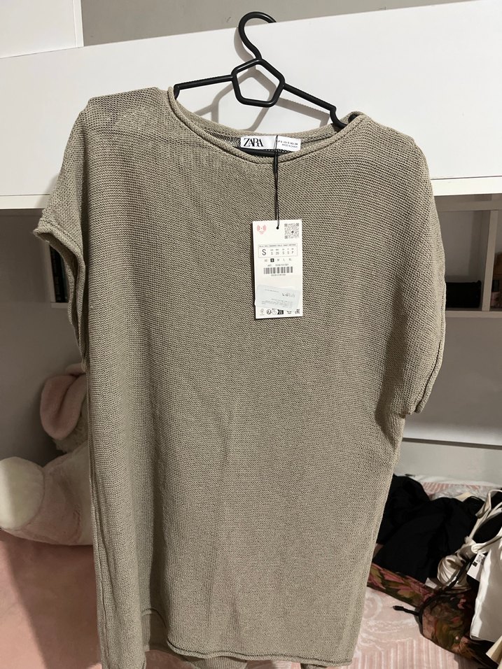 açık kahve  Kadın Pantolon buluz  , İnce Kesim, Uzun - Görsel 2