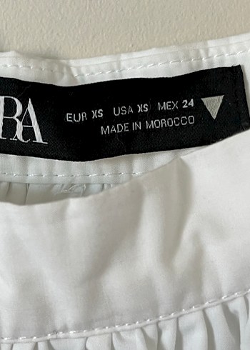 zara marka hiç giyilmedi etiketi yok mini tenis plaj günlük için - Görsel 5