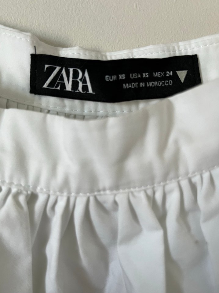zara marka hiç giyilmedi etiketi yok mini tenis plaj günlük için - Görsel 2
