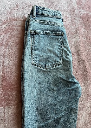 Mavi Pastel Renkli Kadın Denim Pantolon - Görsel 5