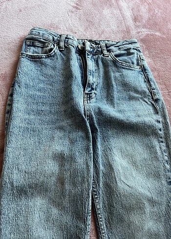 Mavi Pastel Renkli Kadın Denim Pantolon - Görsel 4