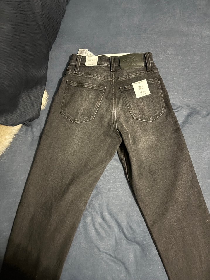 Koyu Gri Yıkamalı Düz Kesim Jean CK JEANS — görsel 4/8