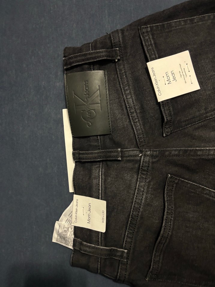 Koyu Gri Yıkamalı Düz Kesim Jean CK JEANS — görsel 6/8