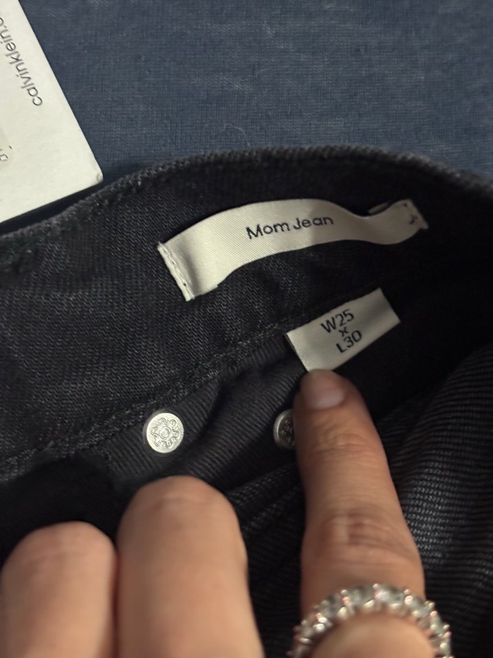 Koyu Gri Yıkamalı Düz Kesim Jean CK JEANS — görsel 7/8