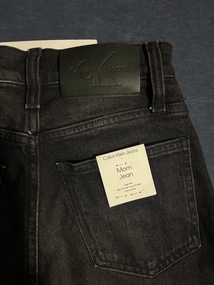 Koyu Gri Yıkamalı Düz Kesim Jean CK JEANS — görsel 5/8