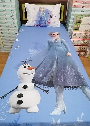 Taç Lisanslı Frozen Elsa Nevresim Seti