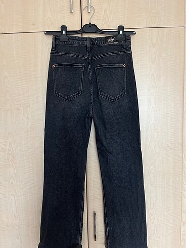 26 Beden COLIN'S siyah wide leg pantolon