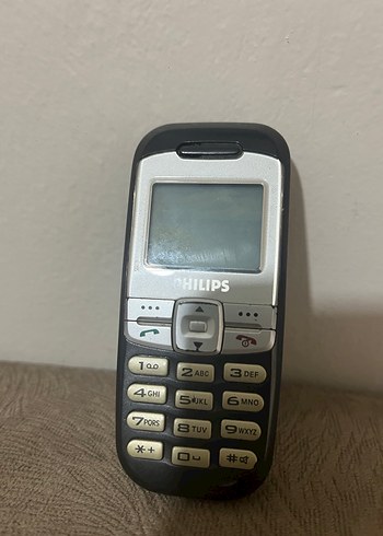 Philips Gri Tuşlu Eski Telefon çalışmıyor