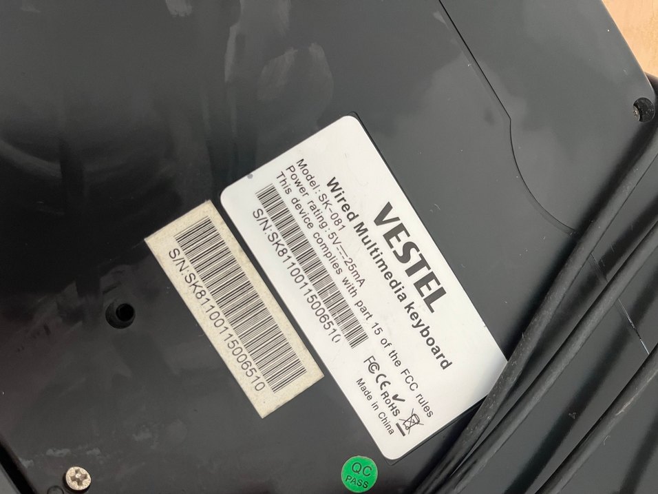 Vestel Siyah Kablolu Klavye - Görsel 3