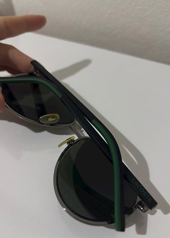 Lacoste Siyah Yeşil Orjinal Erkek Güneş Gözlüğü - Görsel 2