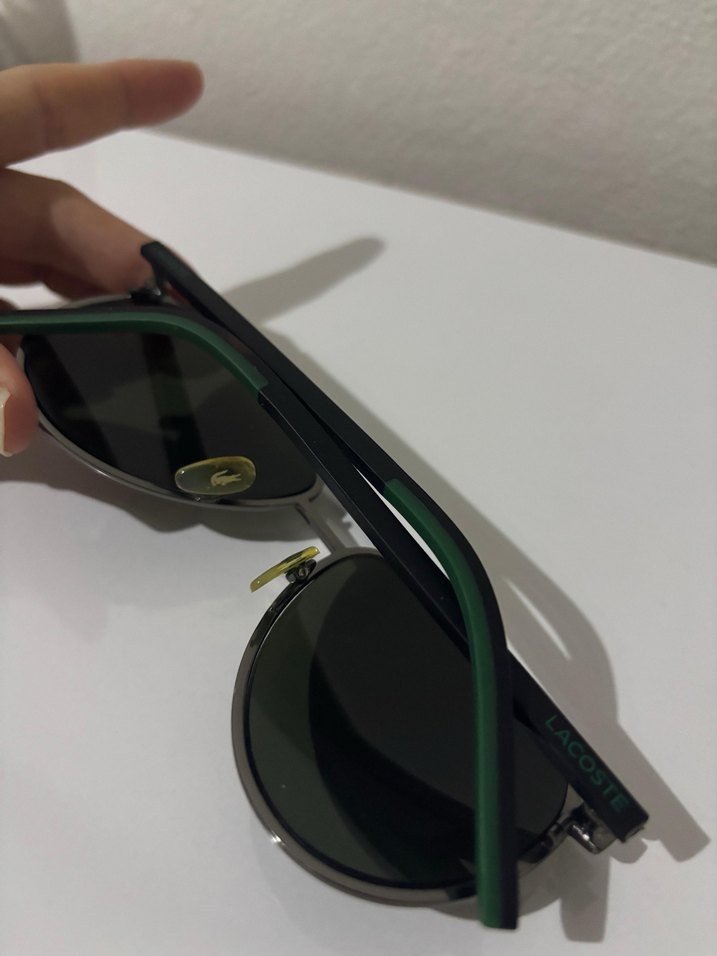 Lacoste Siyah Yeşil Orjinal Erkek Güneş Gözlüğü - Görsel 2