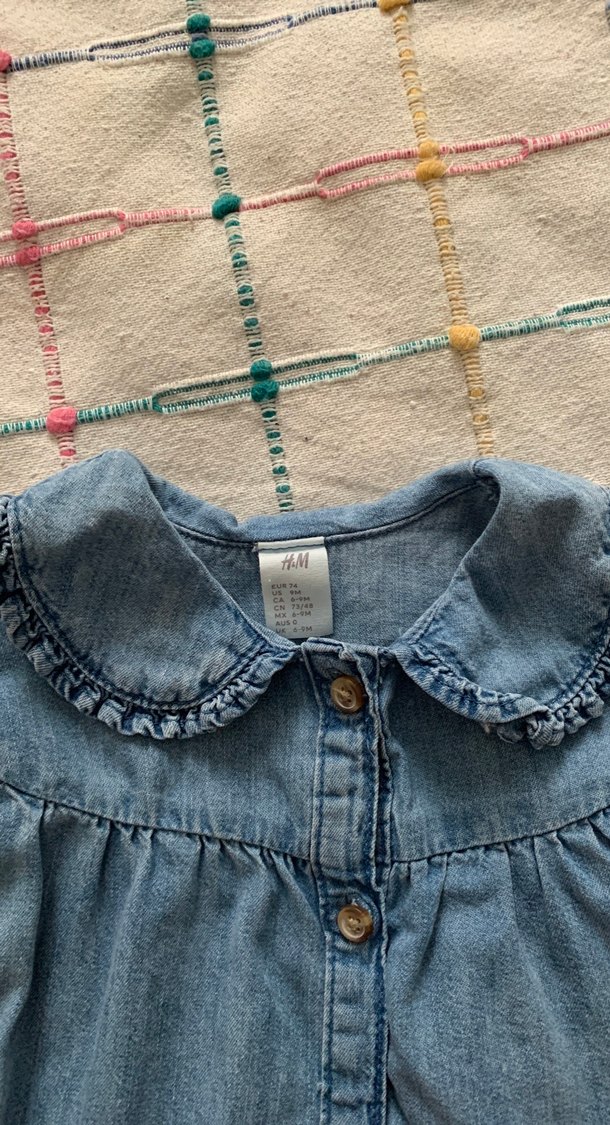 Kız Çocuk jean elbise - Görsel 2