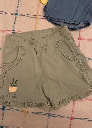 Rahat Kesim Çok Renkli Kız Çocuk Şortları ( 4 adet) - Görsel 4