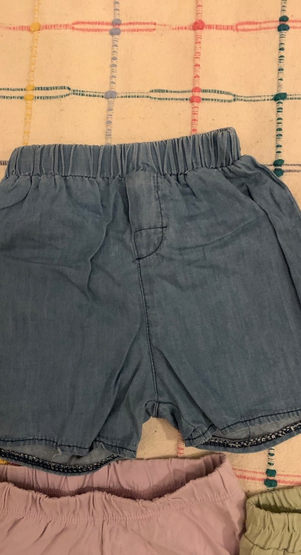 Rahat Kesim Çok Renkli Kız Çocuk Şortları ( 4 adet) - Görsel 3