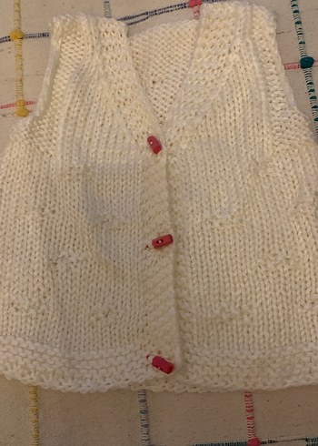 Kız Çocuk  çift taraflı yelek - Görsel 3