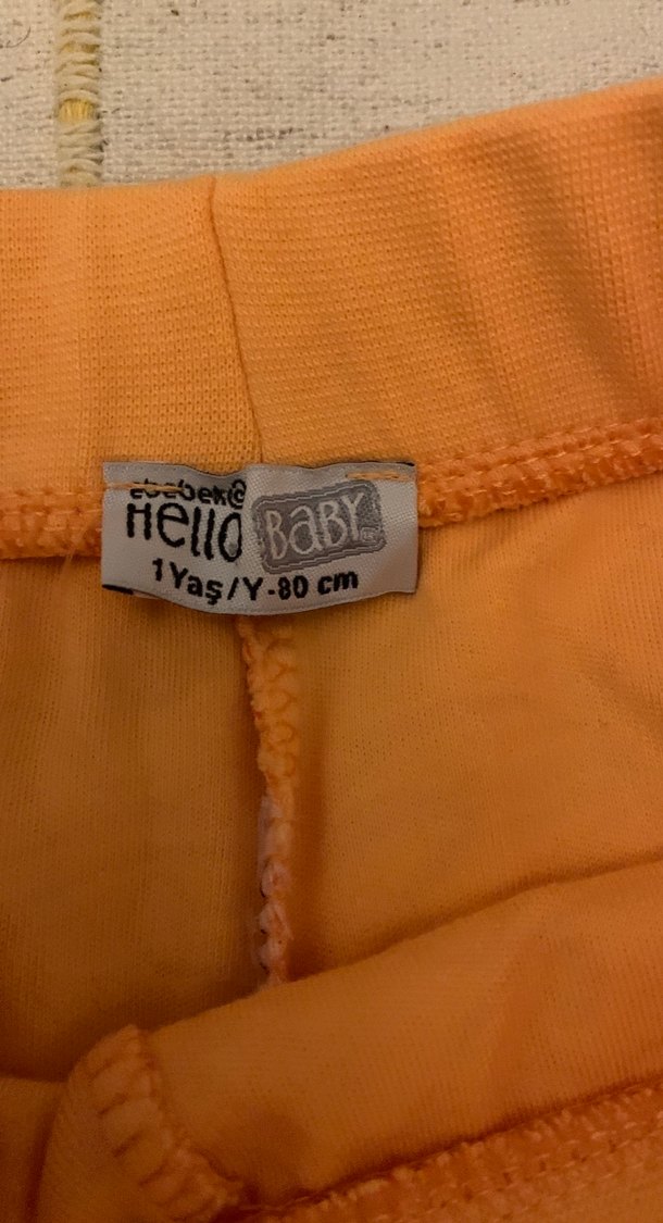 2 adet turuncu eşofman altı - Görsel 2