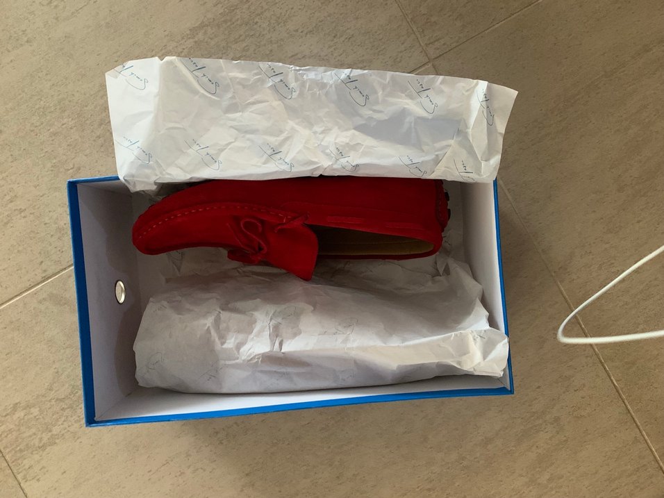 Klasik Kırmızı Süet Erkek Loafer - Görsel 4