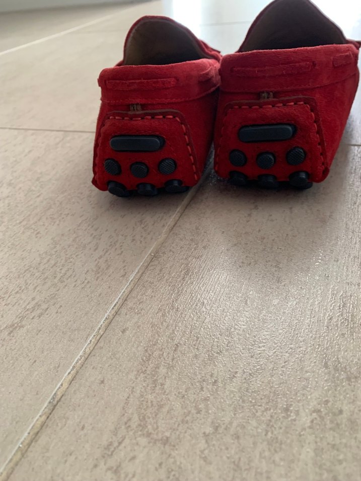 Klasik Kırmızı Süet Erkek Loafer - Görsel 2