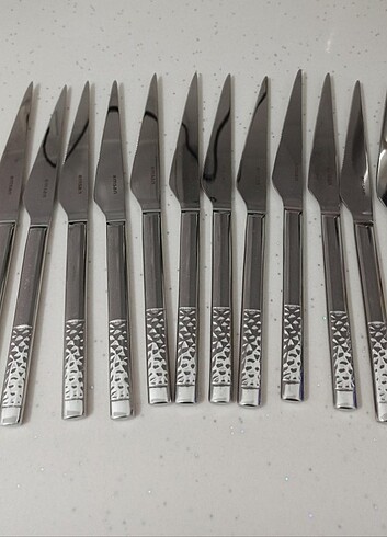 12 adet yemek bıçağı