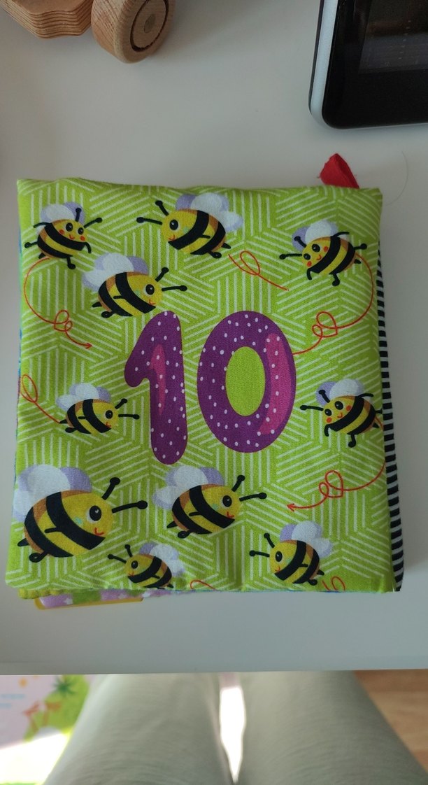 Renkli Hayvanlar Eğitici Kumaş Kitap - Görsel 4