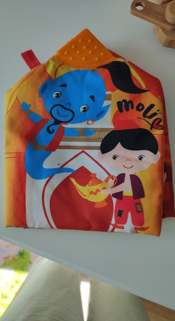 Renkli Hayvanlar Eğitici Kumaş Kitap - Görsel 5