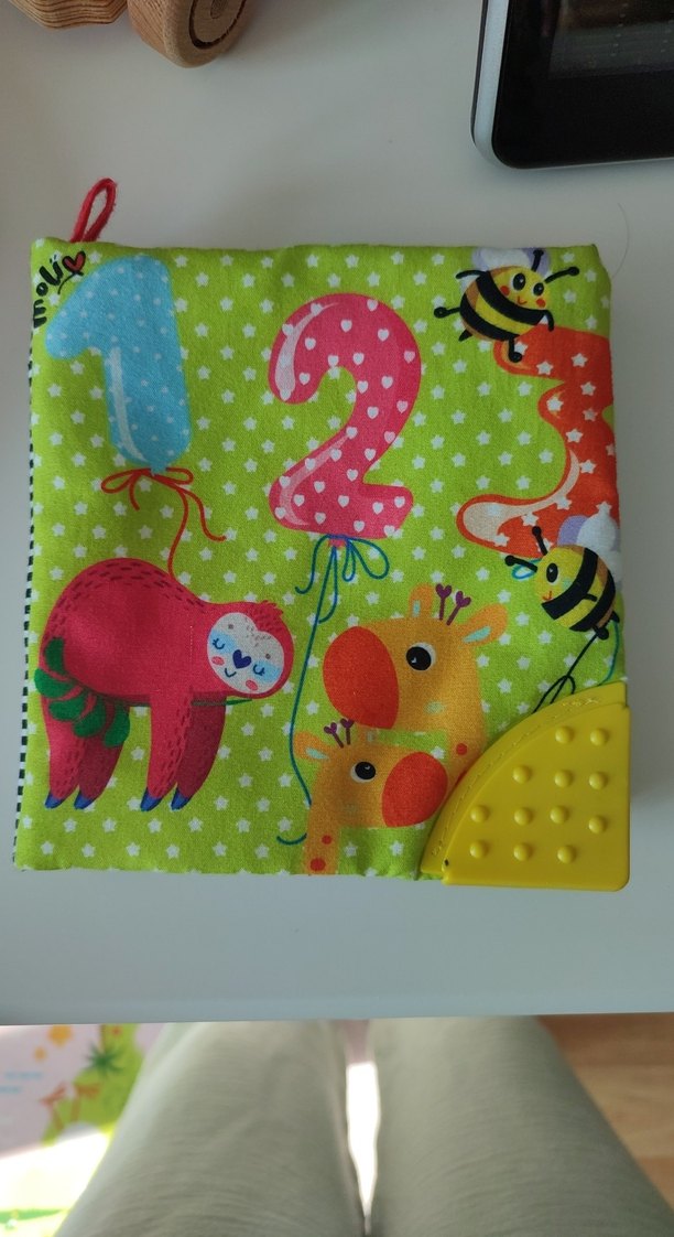 Renkli Hayvanlar Eğitici Kumaş Kitap - Görsel 3