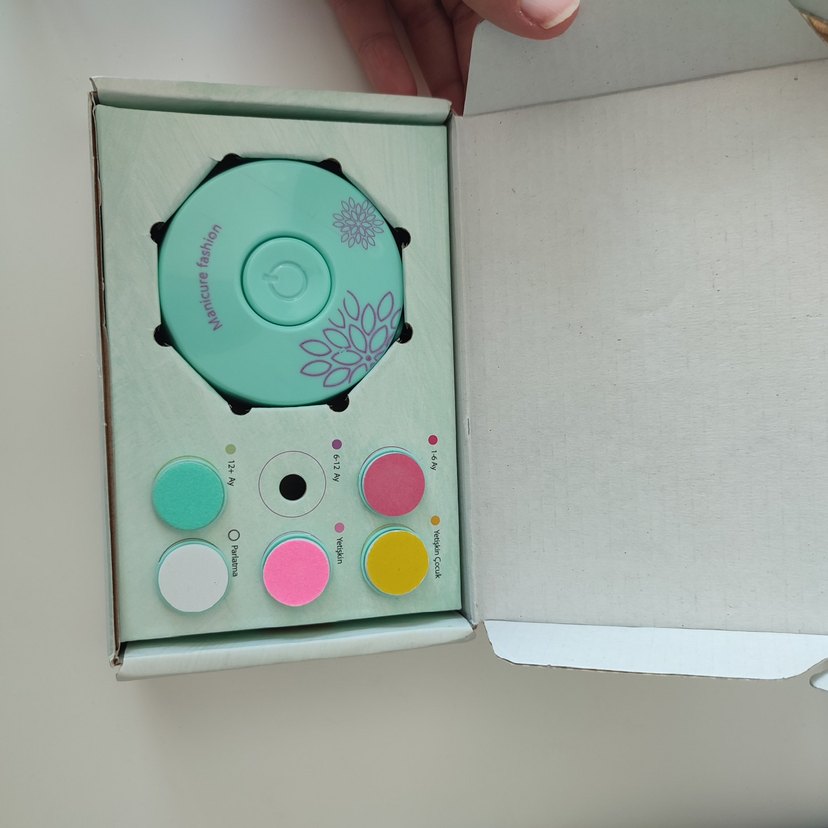 Turkuaz Elektrikli Manikür Seti - Görsel 2