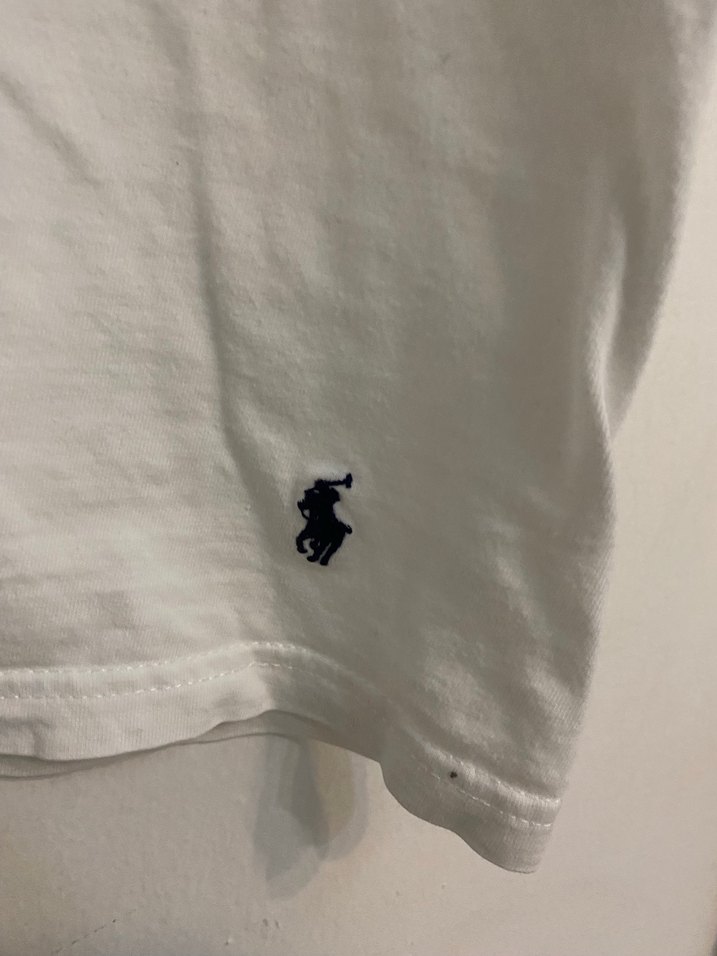 Erkek Beyaz Polo Yaka Kısa Kollu Tişört - Görsel 3