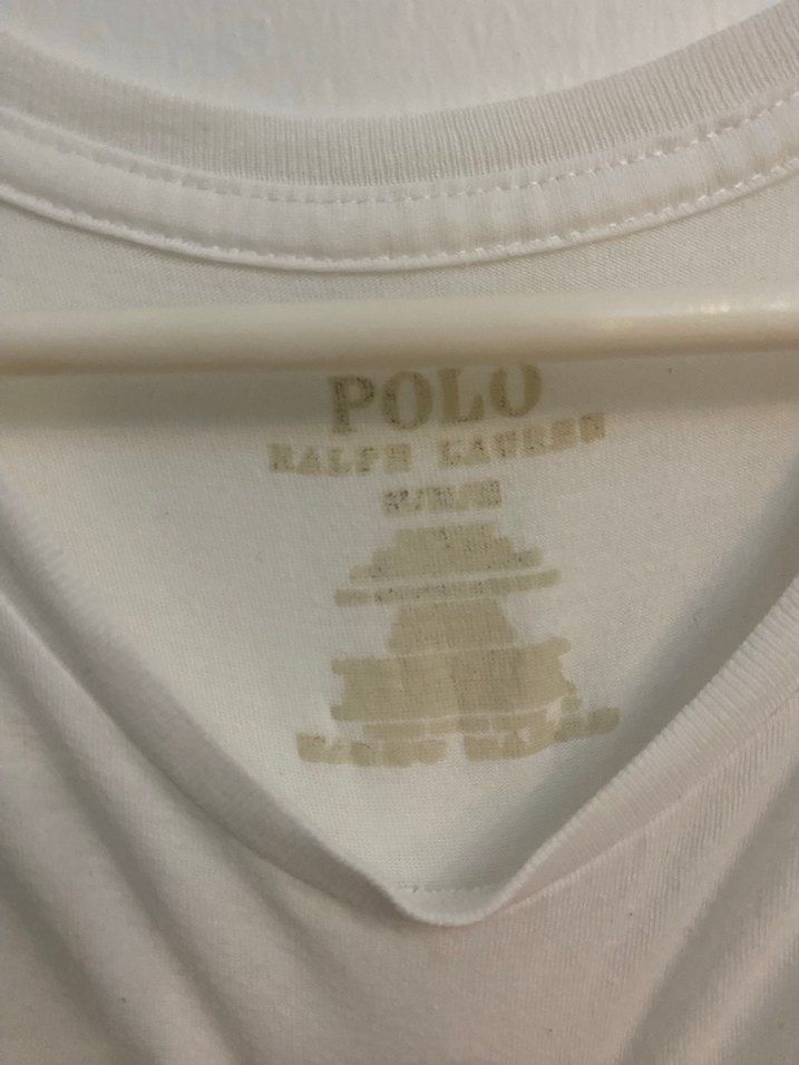 Erkek Beyaz Polo Yaka Kısa Kollu Tişört - Görsel 2